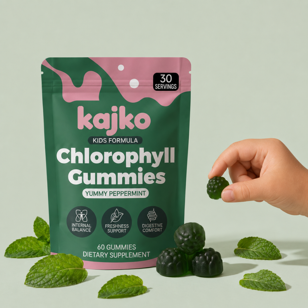 Kajko Chlorophyll Gummies bag